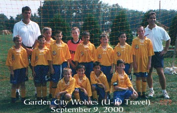 Garden City Wolves U 10 Boys Travel Soccer Team